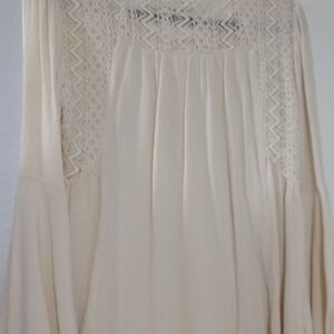 Chico's Cream Lace Blouse